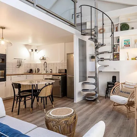 Renovated Duplex - Croisette Golden Square Apartment